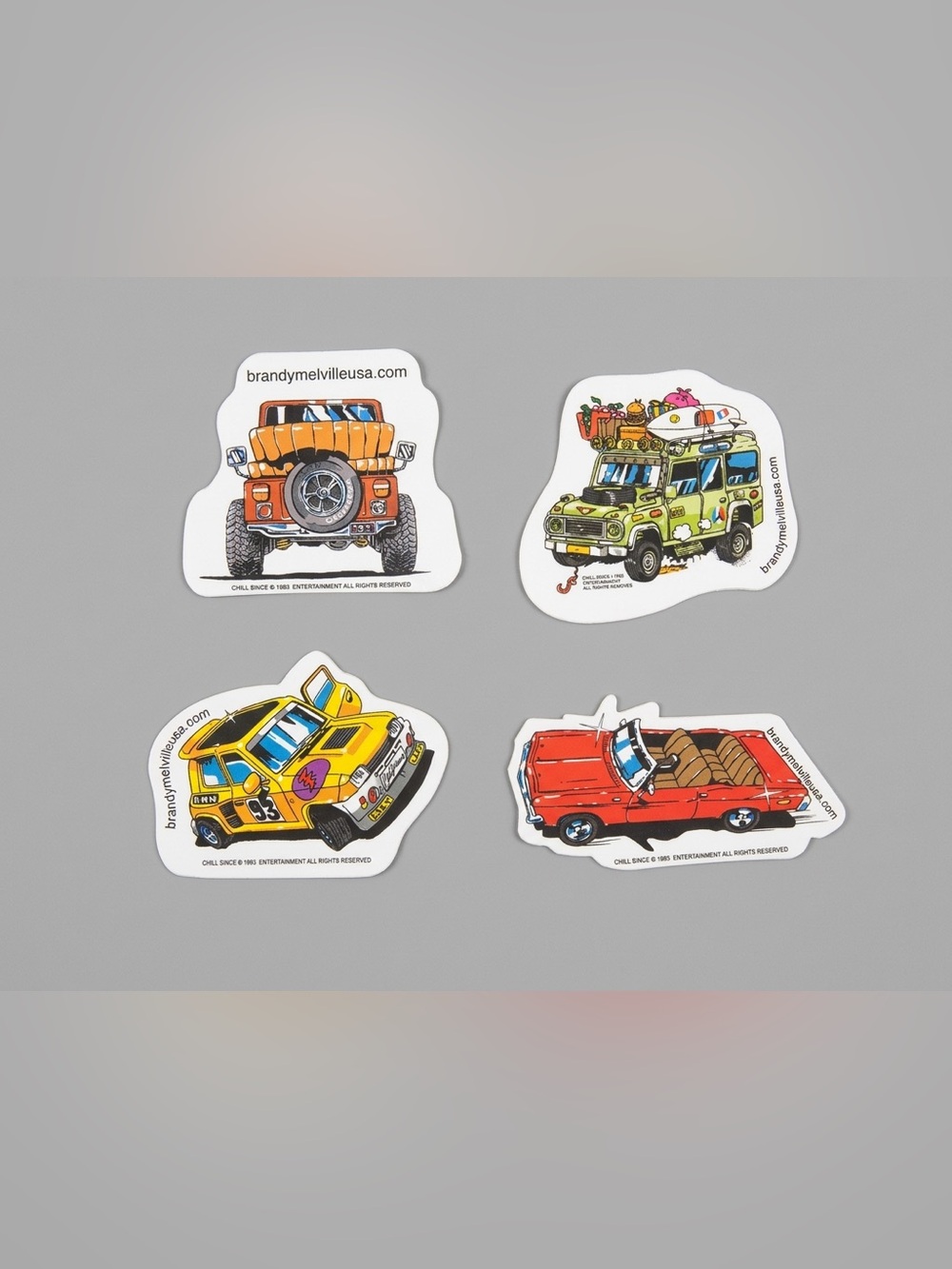 BRANDY MELVILLE CAR STICKERS